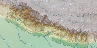 Nepal 3d kaardil