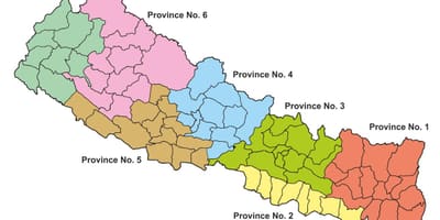 Kaart federal nepal
