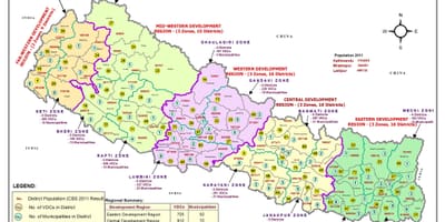 Kaart gis nepal