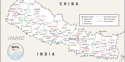 Kaart, maja nepal