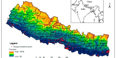 Kaart nepal kliima