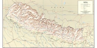 Lennujaamade nepali kaart