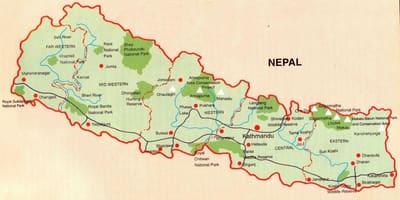 Kaart nepal raudtee butwal