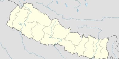 Kaart nepal vector